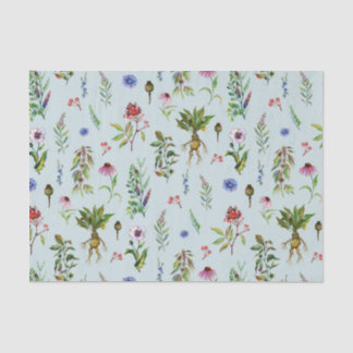 Papel De Seda Hierbas extravagantes en la menta