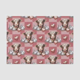 Papel De Seda Highland Cow Chocolate & Heart Kisses Gift Liner