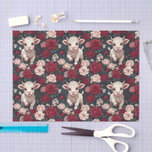 Papel De Seda Hilo de Vaca de las Tierras Altas Rosa