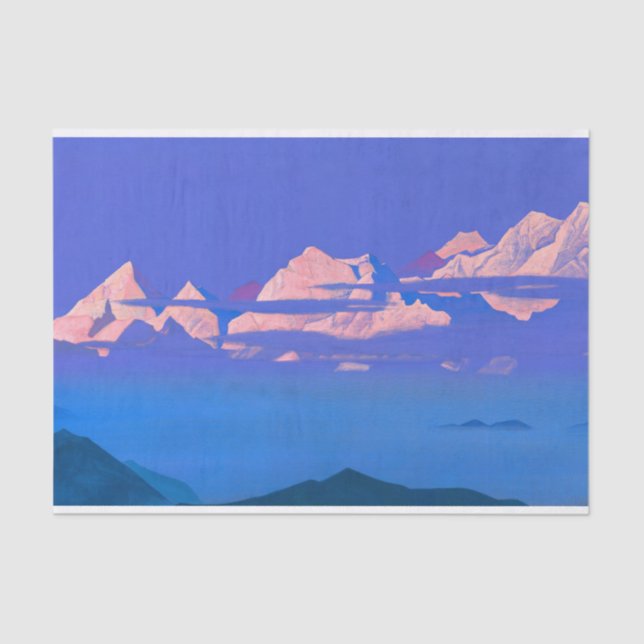 Papel De Seda Himalayas por Nicholas Roerich (Anverso)