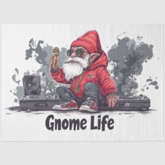 Papel De Seda Hip Hop Gnome Ilustracion - Gnome Life