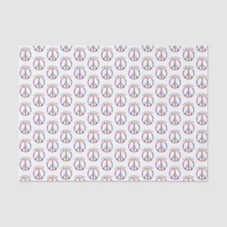 Papel De Seda Hippie Peace Rainbow Tissue Paper