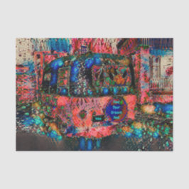 Papel De Seda Hippie Retro De Camper Encuentra Tu Ranura Y Vibe