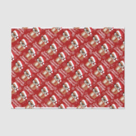 Papel De Seda Hipster Holiday Fox Glasses Navidades de animales 