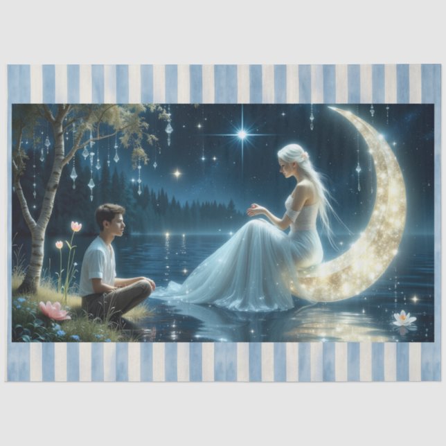 Papel De Seda Historia de amor de sirena (Anverso)
