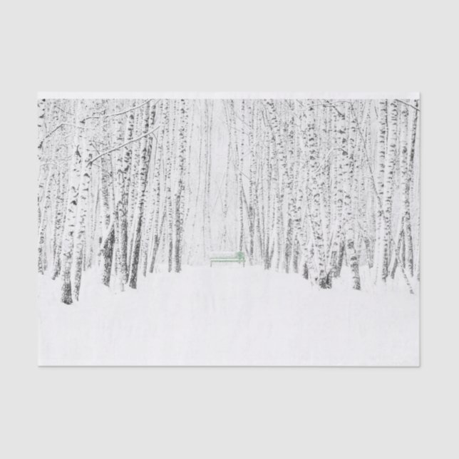 Papel De Seda Historia de los Navidades blancos (Anverso)