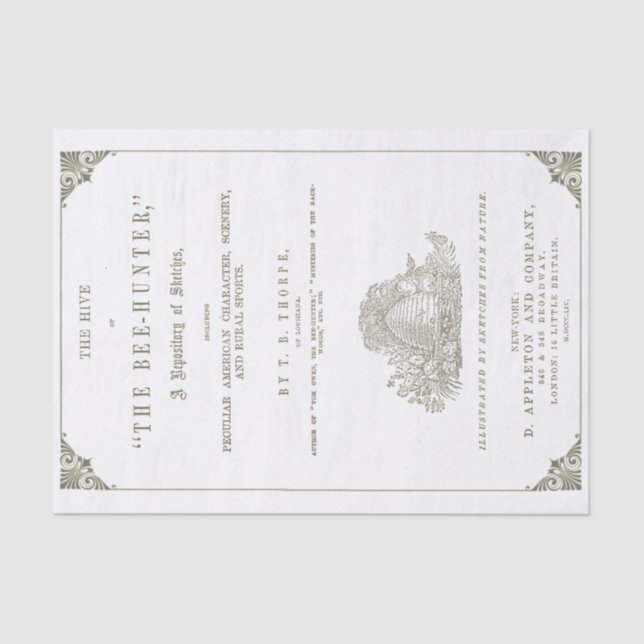 Papel De Seda Historias naturales de series de educadores para a (Anverso)