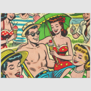 Papel De Seda Historietas de verano antiguas