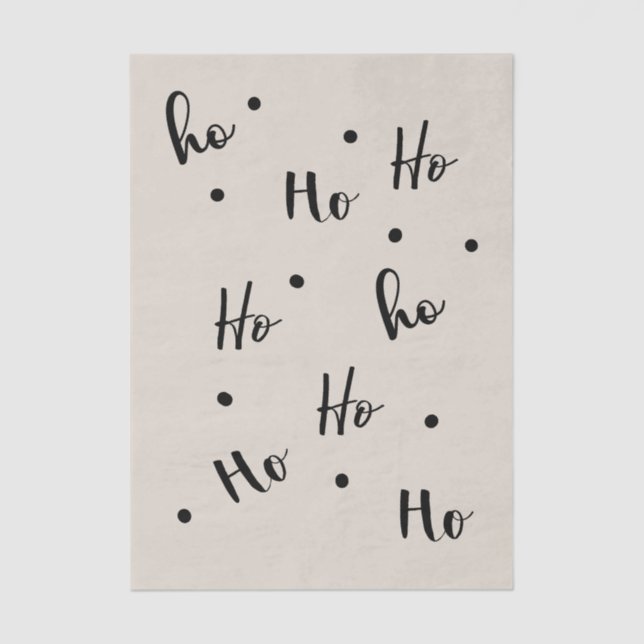 Papel De Seda Ho ho ho (Anverso)