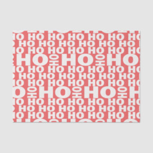 Papel De Seda Ho Ho Ho Ho Ho Chiste Pattern Santa Saying Ho Ho H