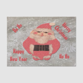 Papel De Seda Ho Santa Ivory Purpurina