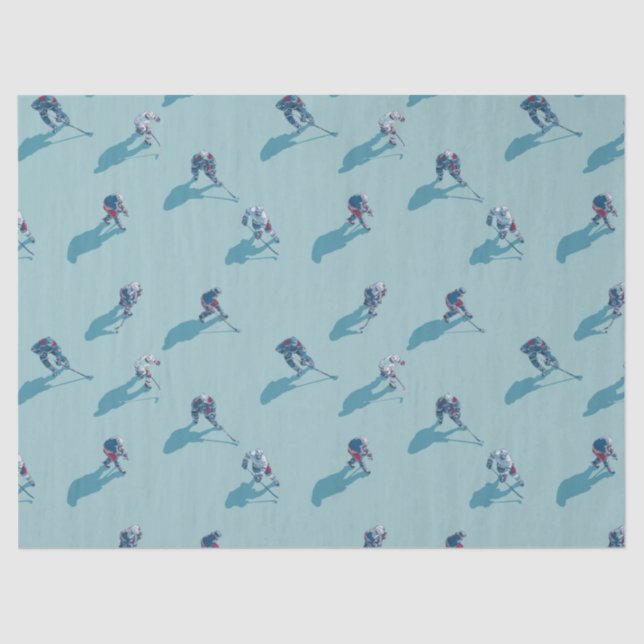 Papel De Seda Hockey players on ice (Anverso)