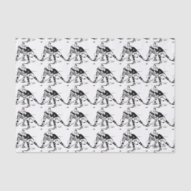 Papel De Seda Hockey sobre hielo (Anverso)