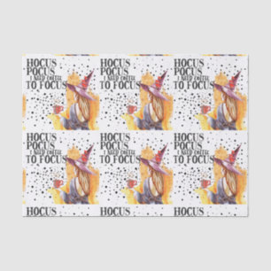 Papel De Seda Hocus Pocus Necesito Café Para Enfocarme
