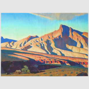 Papel De Seda "Hogar de la Rata del Desierto" por Maynard Dixon