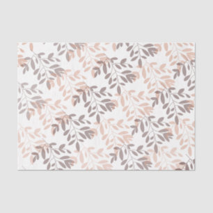 Papel De Seda Hoja botánica floral abstracta moderna