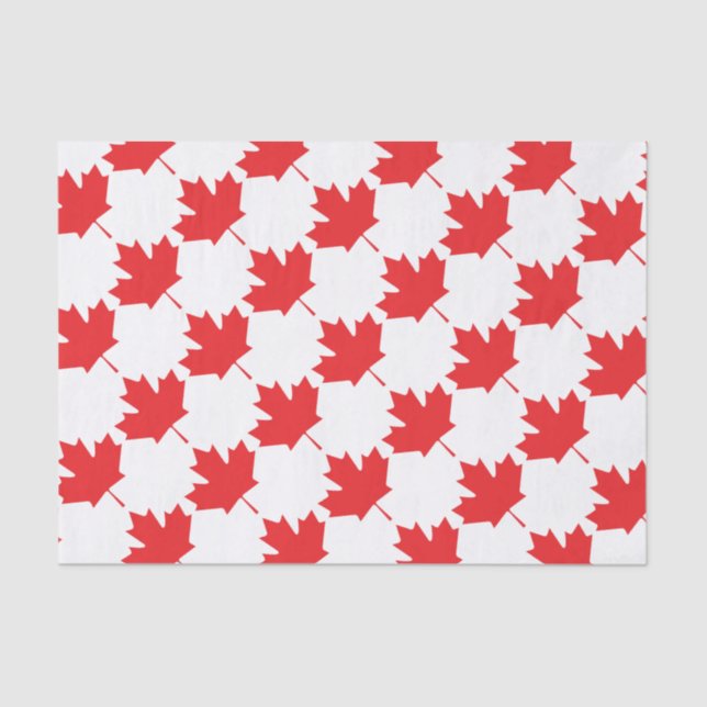 Papel De Seda Hoja de arce canadiense (Anverso)