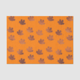 Papel De Seda Hoja de arce (serie 39 amarilla/Naranja)