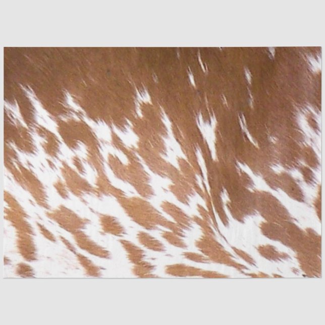 Papel De Seda Hoja de desconexión Piel de vaca Cognac 18 lb 20"  (Anverso)