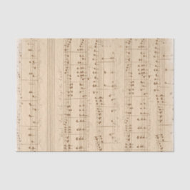 Papel De Seda hoja de música antigua vintage