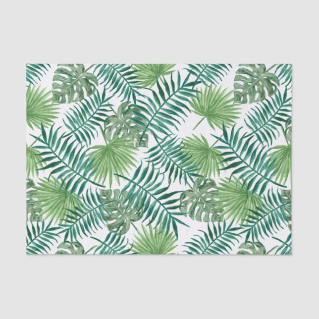 Papel De Seda Hoja de palma tropical (Anverso)