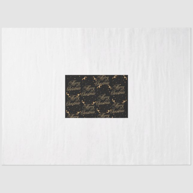 Papel De Seda Hoja de Tejido Negrita (Anverso)