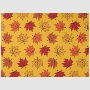 Papel De Seda Hojas de Arce de Otoño