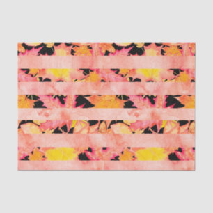 PAPEL DE SEDA HOJAS DE CAJAS DE CAÍDA DE OTOÑO AMARILLO NARANJA