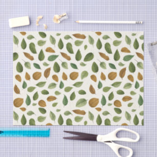 Papel De Seda Hojas de color terroso