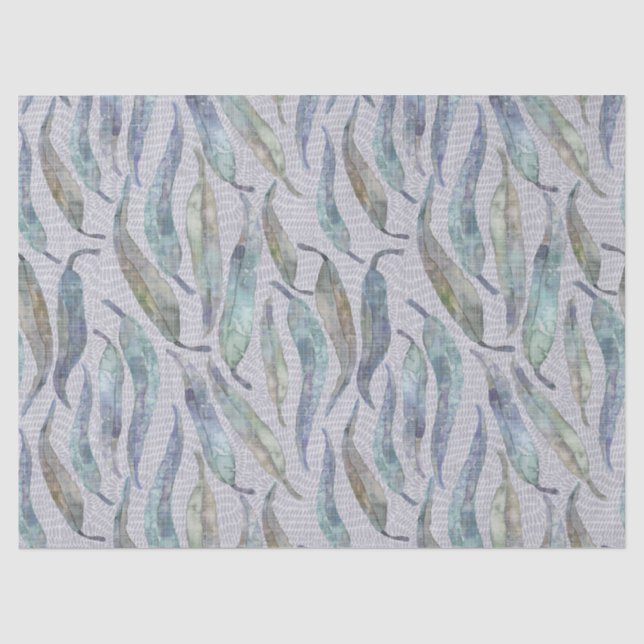 Papel De Seda Hojas de Eucalyptus (Anverso)