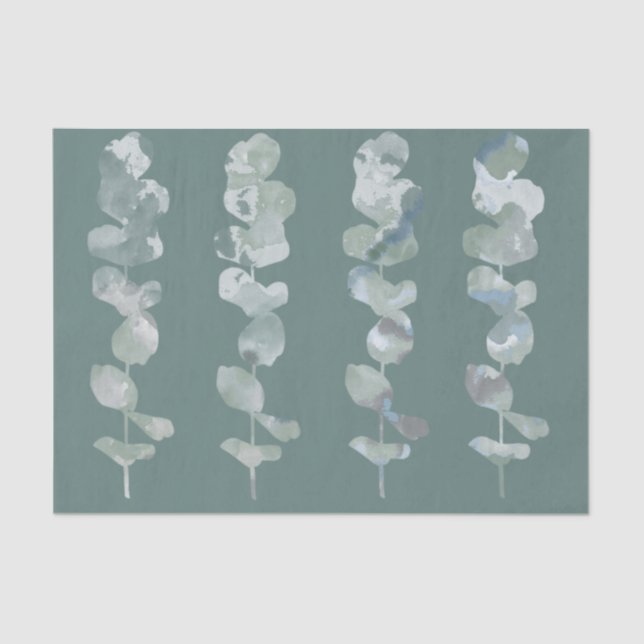 Papel De Seda Hojas de Eucalyptus (Anverso)