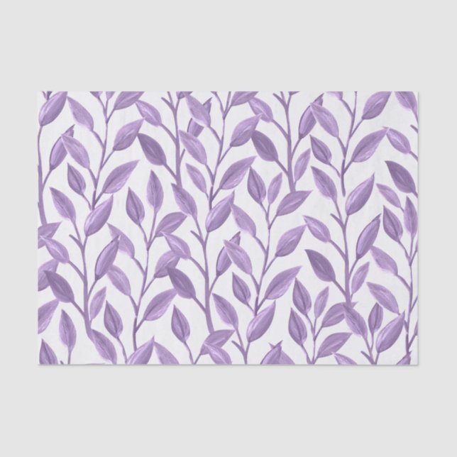Papel De Seda Hojas de lavanda (Anverso)