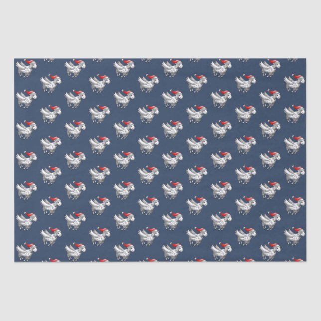 Papel De Seda Hojas de navidad (Anverso)