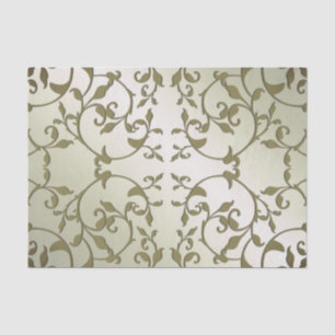 Papel De Seda Hojas de oliva en desplazamiento