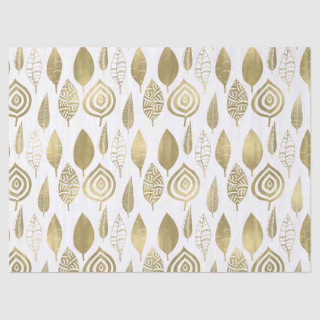 Papel De Seda Hojas de oro (Anverso)