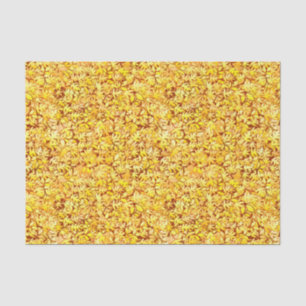 Papel De Seda Hojas de otoño, amarillo dorado