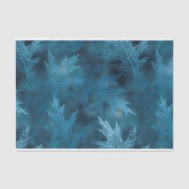 PAPEL DE SEDA HOJAS DE OTOÑO AZUL FALL