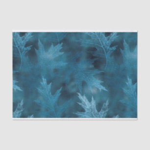 PAPEL DE SEDA HOJAS DE OTOÑO AZUL FALL