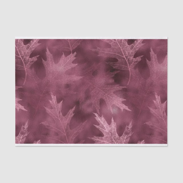 PAPEL DE SEDA HOJAS DE OTOÑO DE PINK FALL (Anverso)