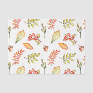 Papel De Seda Hojas de otoño (serie 27 amarilla/Naranja)