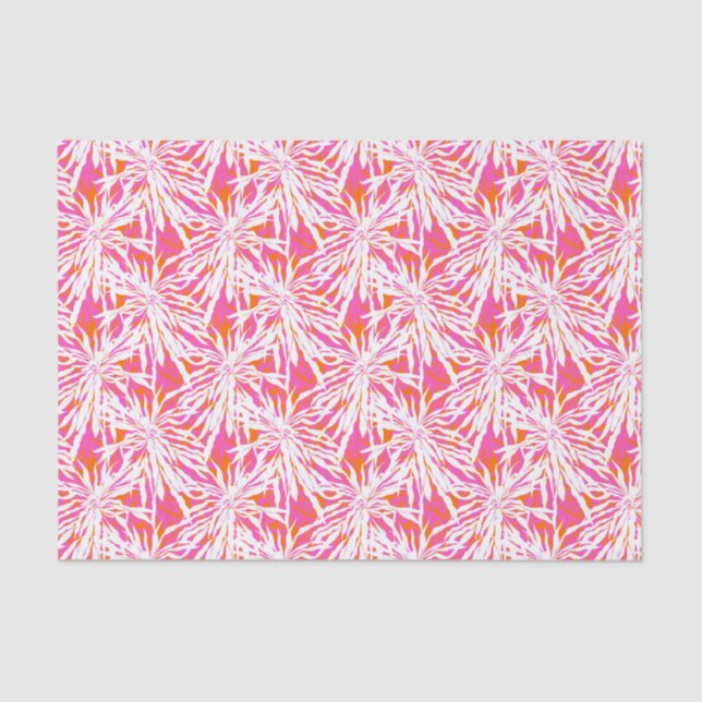 Papel De Seda Hojas de palma tropicales (Anverso)