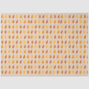 Papel De Seda Hojas de roble de otoño