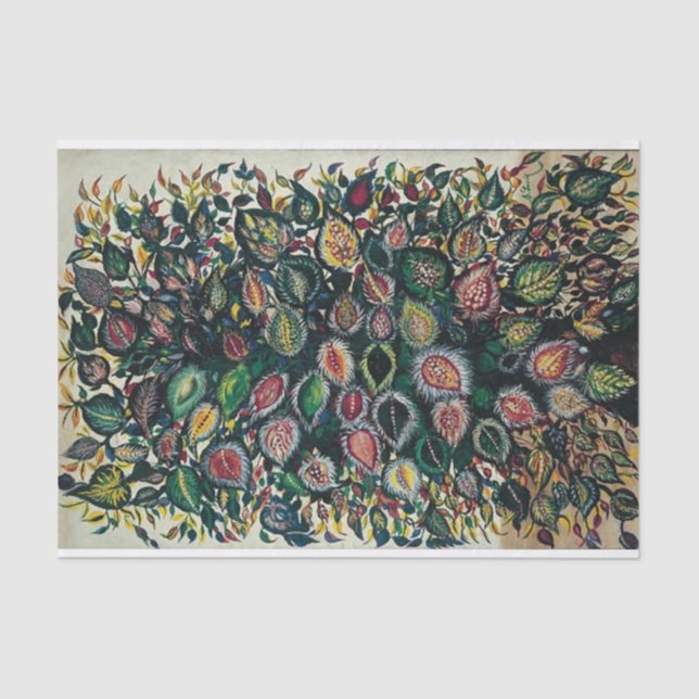 Papel De Seda Hojas de Seraphine Louis (Anverso)