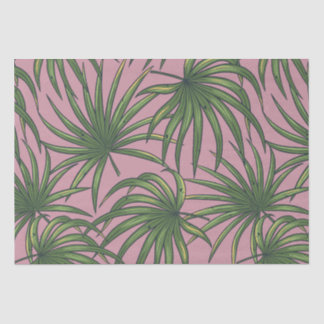 Papel De Seda Hojas exóticas tropicales patrón de verano