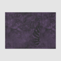 Hojas moradas y negras