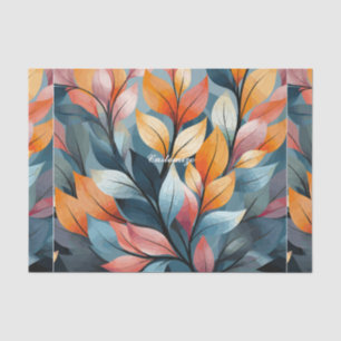 Papel De Seda Hojas multicolores Thunder_Cove