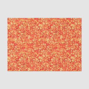 Papel De Seda Hojas, naranja y oro de otoño