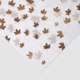 Papel De Seda Hojas que Caen Otoñales