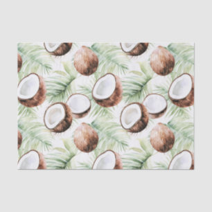 Papel De Seda Hojas Tropicales Coco Boda