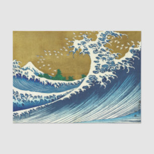 Papel De Seda Hokusai Gran Ola Arte Japonés